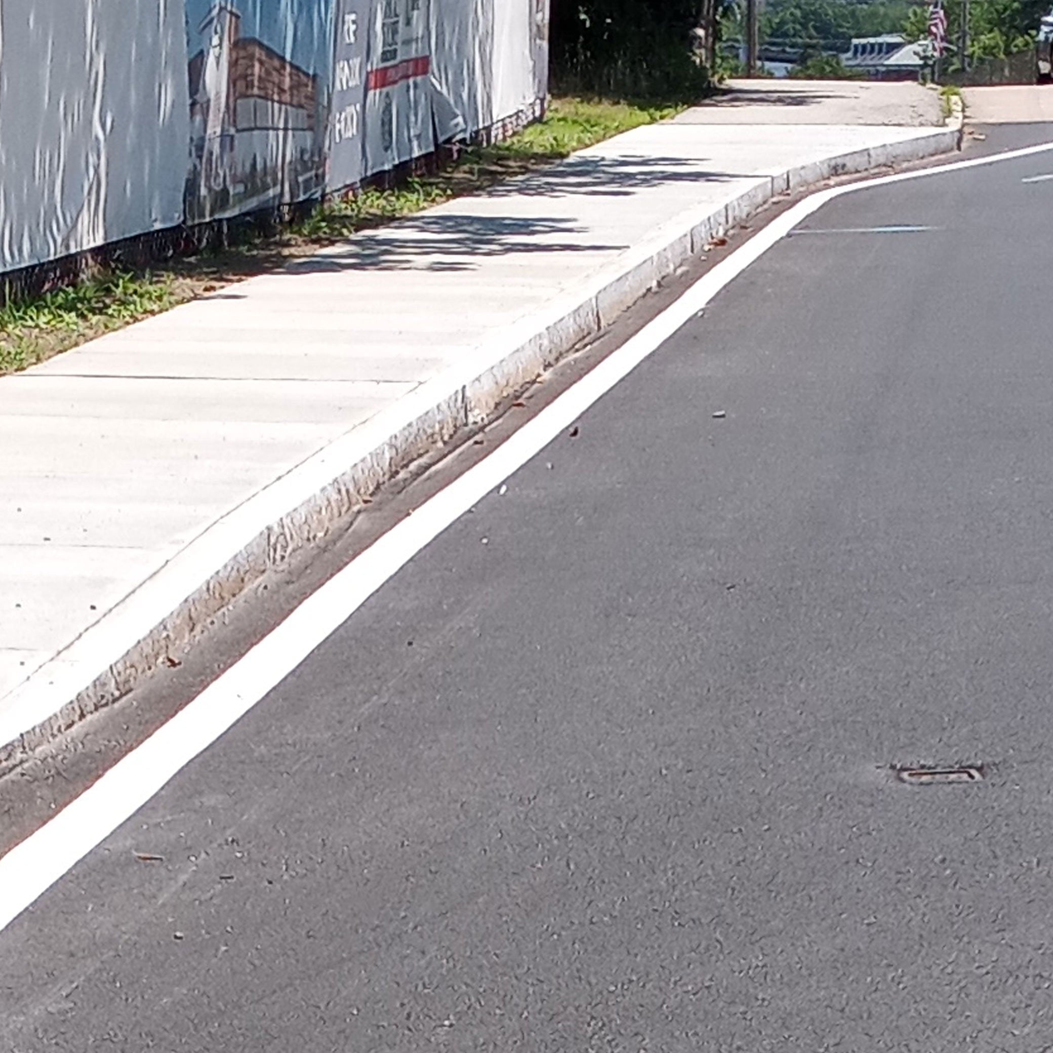 Sidewalk installationn Framingham, Massachusetts.Installed by TD Construction.